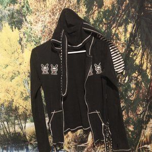 Tripp skelanimals dead bunny sweatshirt jacket